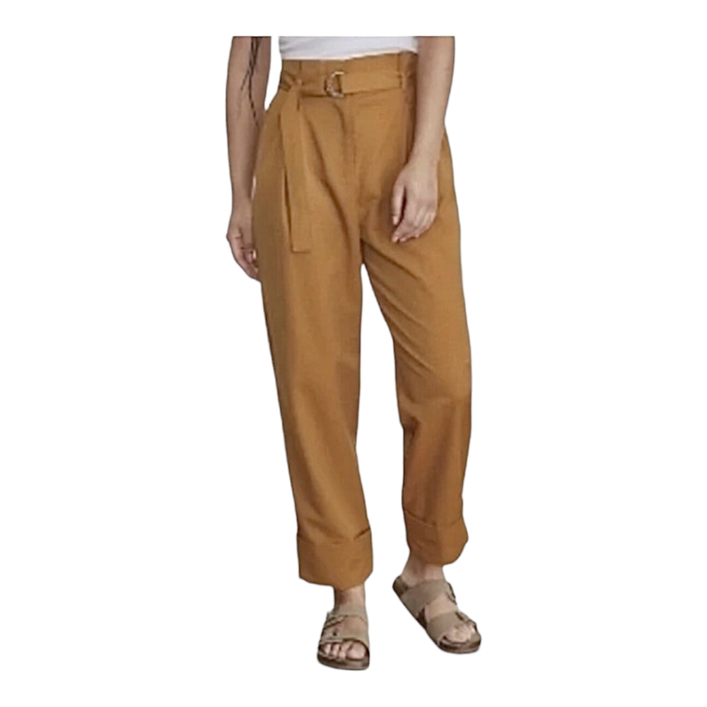 Elizabeth and James High Rise Pleated Crop Pants  Size 10